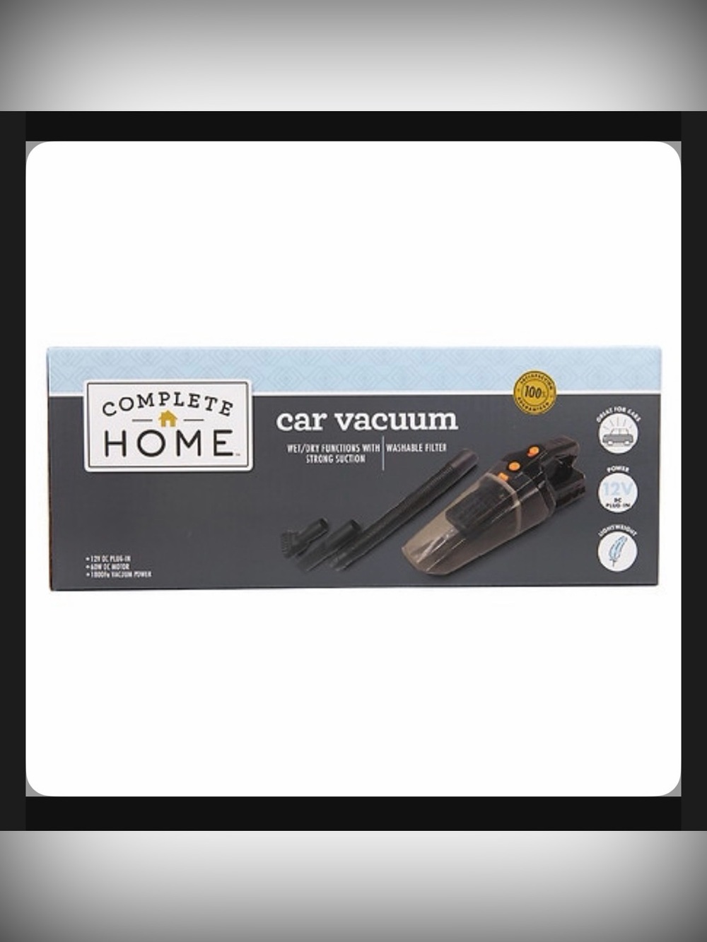 Complete Home Car Vacuum with Wet/Dry Functions